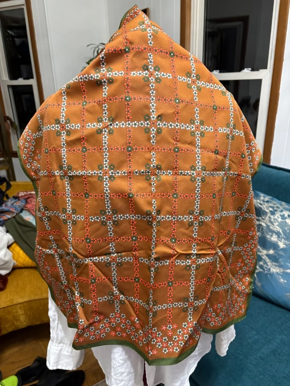 Vintage Scarf made in France - Picture 2 of 3